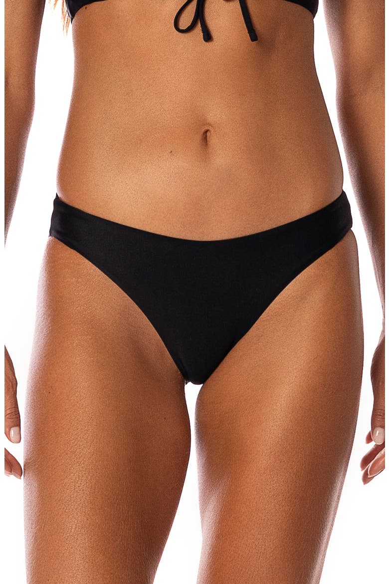 Midnight Black Sublimity Reversible Bikini Bottoms, Main, color, BLACK