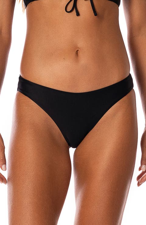 Midnight Black Sublimity Reversible Bikini Bottoms