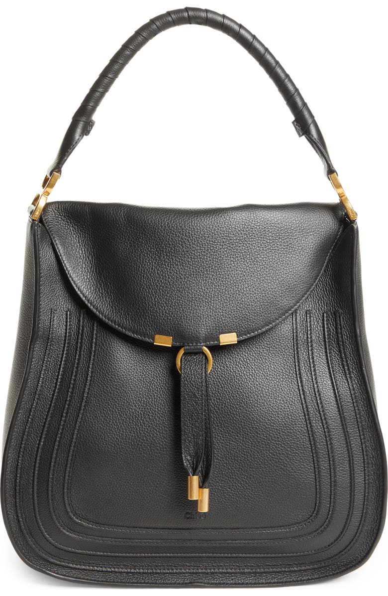 Chloé Marcie Leather Hobo, Main, color,