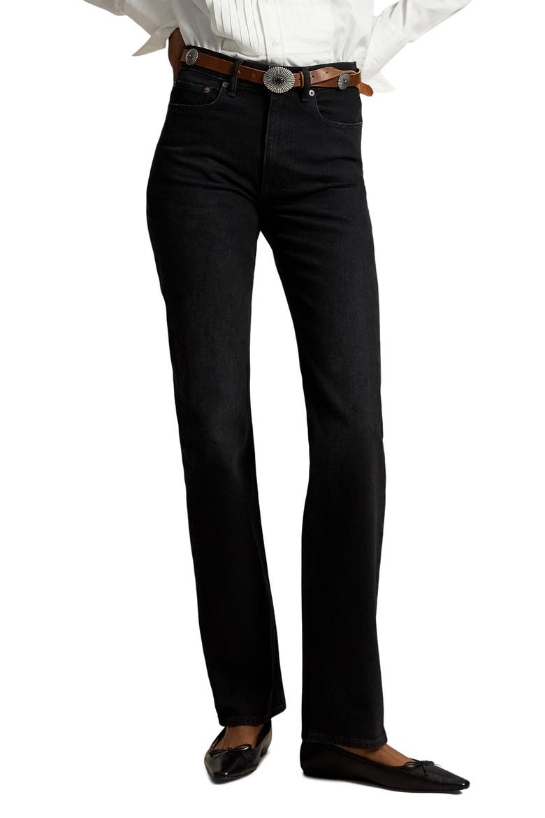 Straight Leg Jeans, Main, color, KYAN WSH