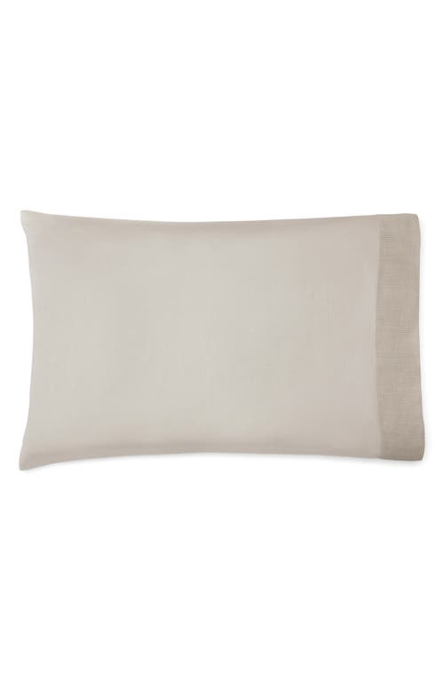 Sferra Carlotta Sateen Set Of 2 Pillowcases In Taupe