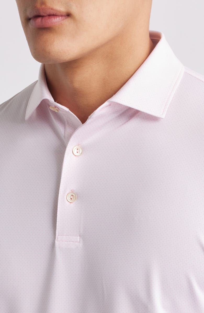 Peter Millar Mick Performance Jersey Polo, Alternate, color, Palmer Pink