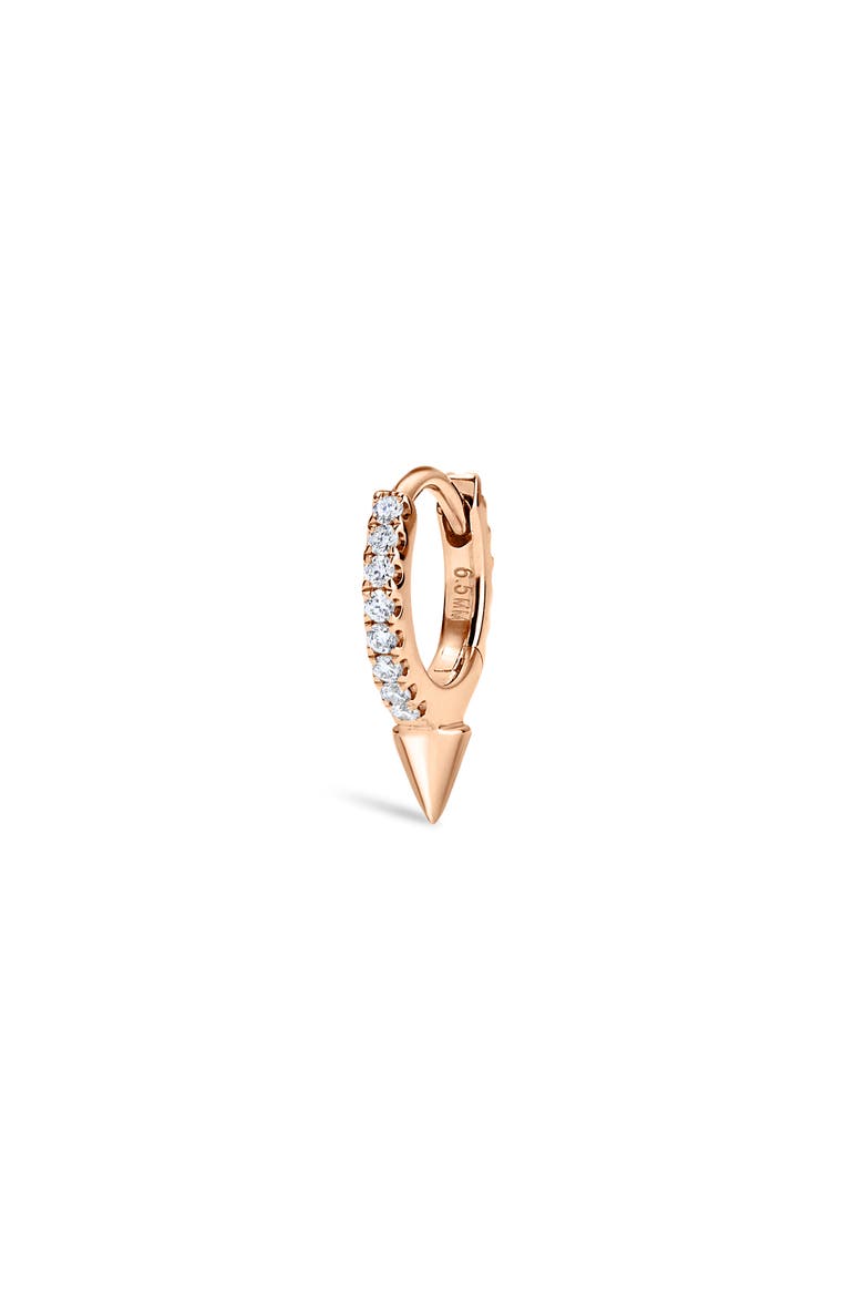 Single Short Spike Diamond Eternity Clicker, Main, color, ROSE GOLD