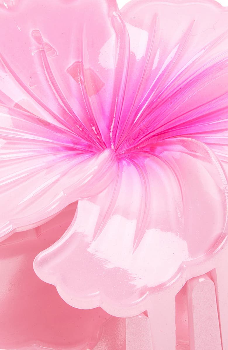 BP. Floral Claw Clip, Alternate, color, Pink