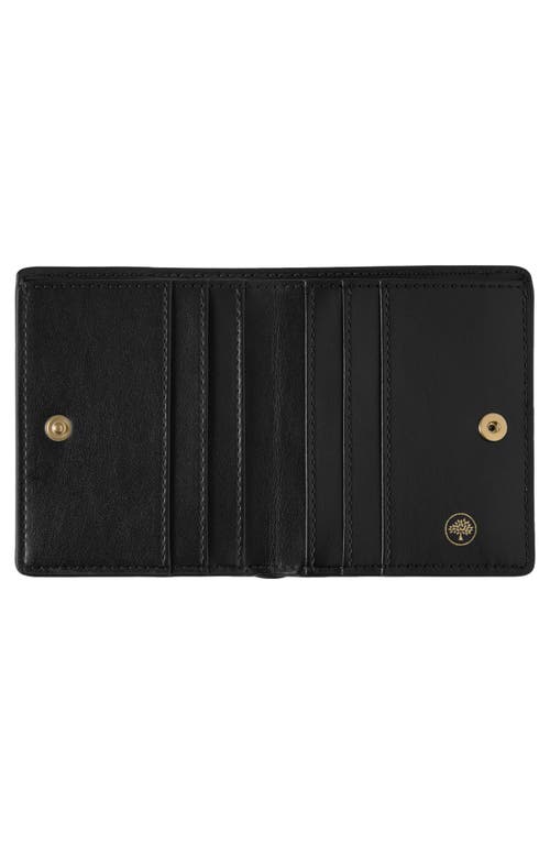 Mulberry Small Roxanne Classic Grained Leather Wallet In Black
