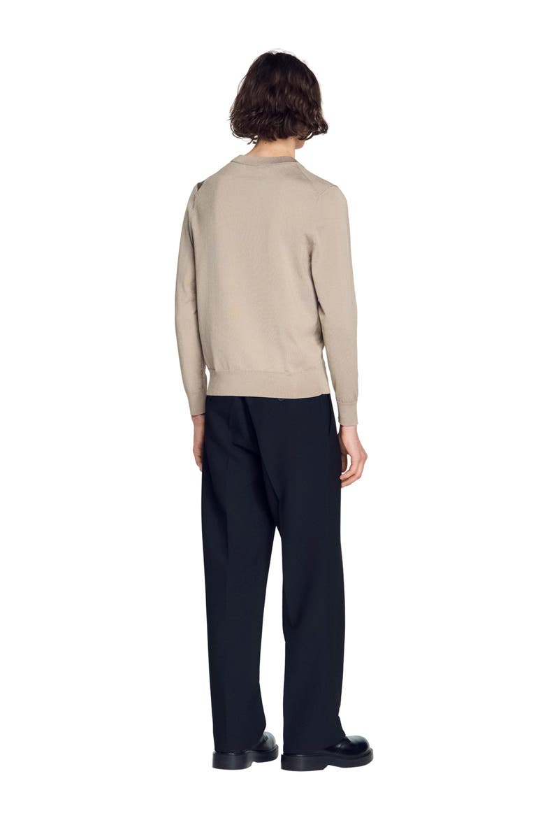 Fine knit sweater, Alternate, color, Light taupe