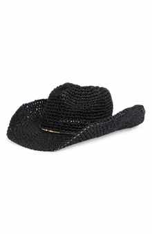 Bead Trim Cowgirl Hat