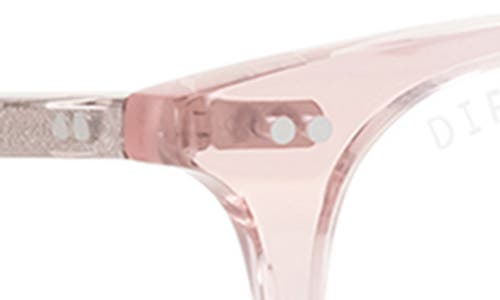 Diff Maxwell 49mm Small Round Optical Glasses In Pink