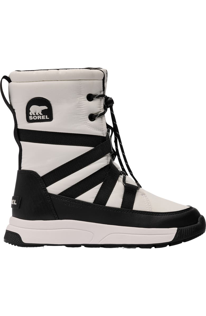 SOREL Whitney III Waterproof Tall Boot, Alternate, color, Sea Salt/ Black