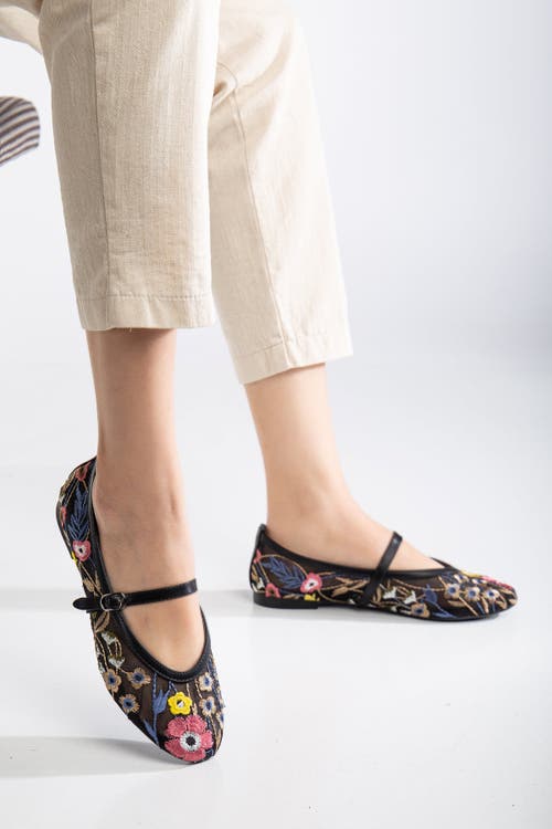 Forever & Always Shoes Fauna Mesh Mary Jane Flats