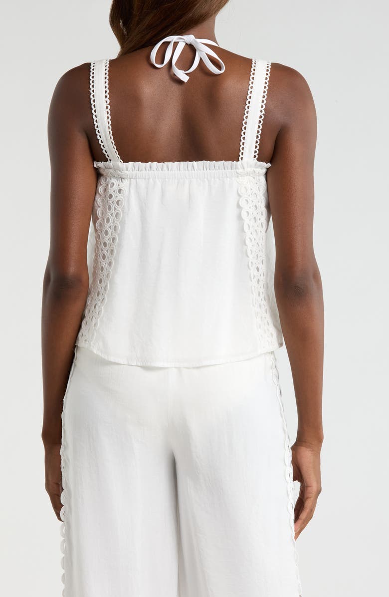 Elan Cover-Up Tank, Alternate, color, White