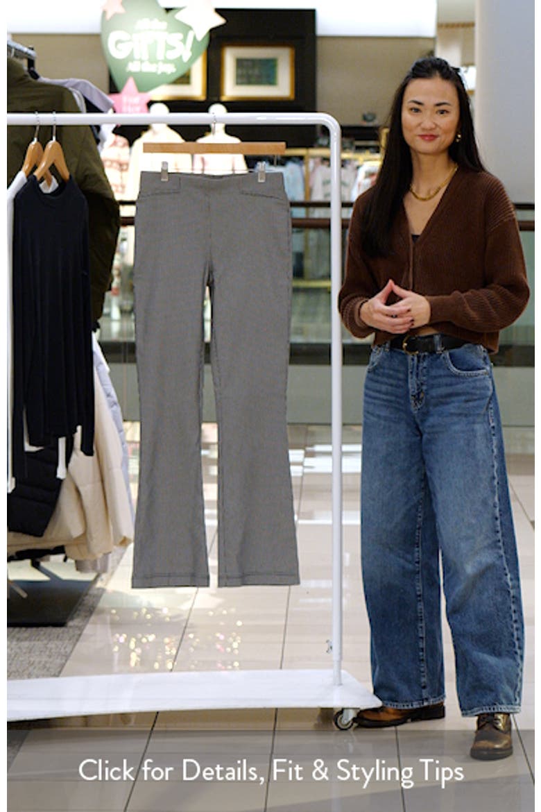 Houndstooth Flare Pull-On Pants video