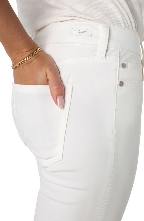 Liverpool Los Angeles Hannah Crop Flare Jeans In White