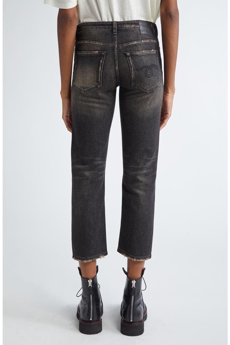 Straight Leg Jeans, Alternate, color, ABBEY BLACK