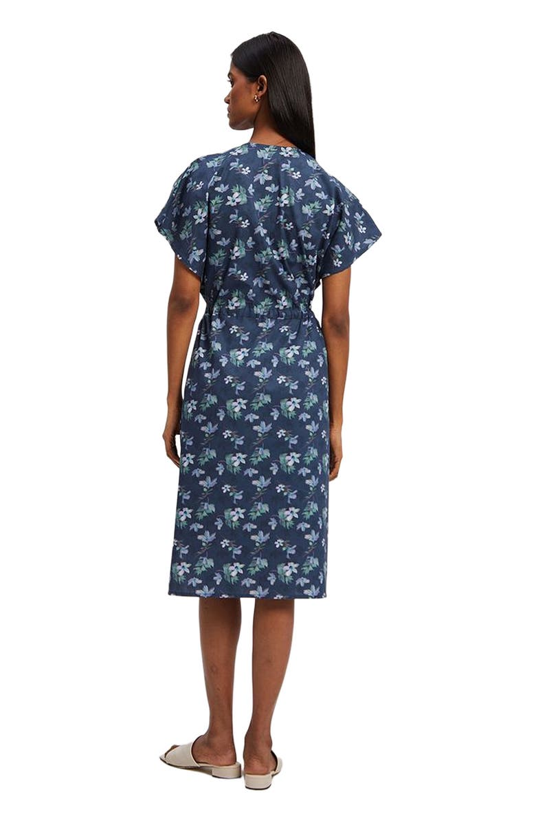 Reistor Short Wrap Dress Midnight Florals, Alternate, color, 