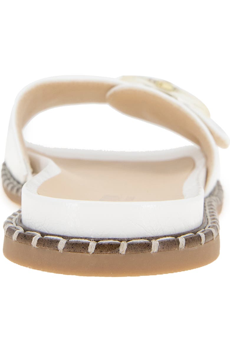 Reaction Kenneth Cole Syrena Buckle Slide Sandal, Alternate, color, Ecru