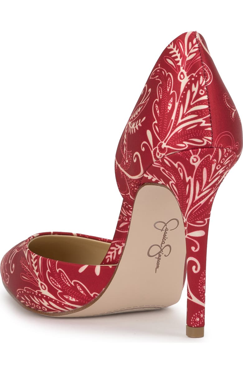 Jessica Simpson Prizma 8 Half d'Orsay Pump, Alternate, color, Red Multi