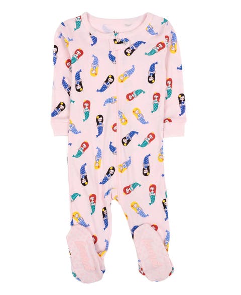 Footed Cotton Pajamas Matching Family Coordinated Playful Prints (Baby)