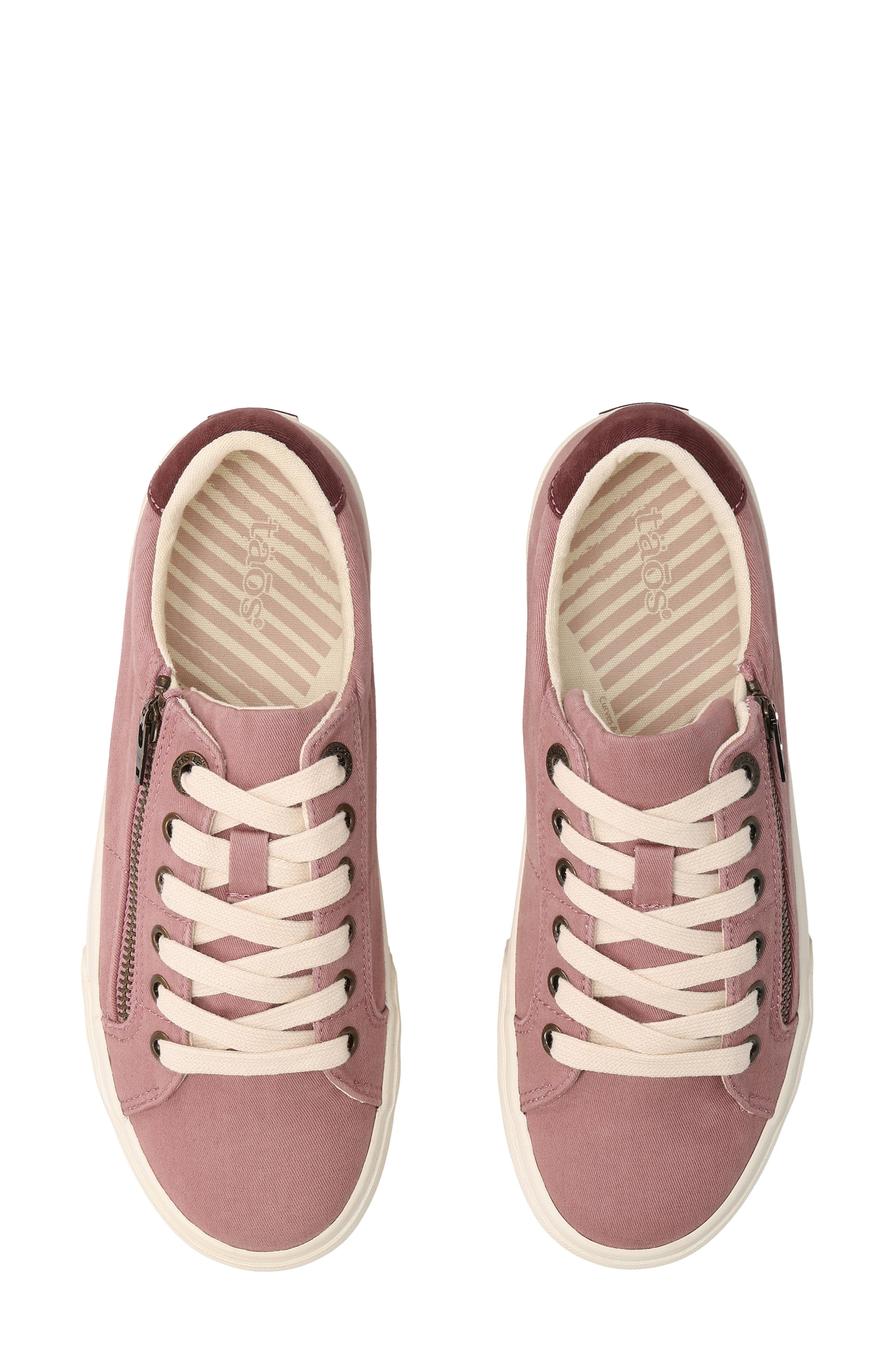 Z-Soul Platform Sneaker, Alternate, color, DUSTY ROSE/ WINE