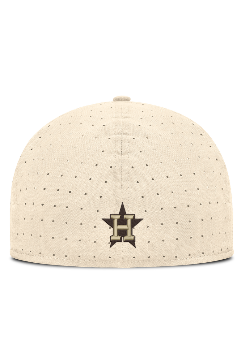 Men's Nike Natural Houston Astros True Dri-FIT AeroBill Fitted Hat, Alternate, color, Natural