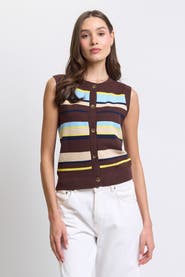 Central Park West Marlon Stripe Shell
