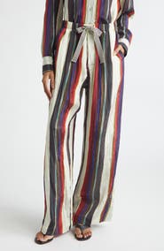Christopher John Rogers Morris Stripe Crinkled Pants