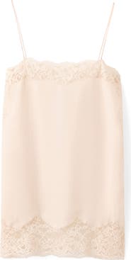 MANGO Lace Trim Camisole