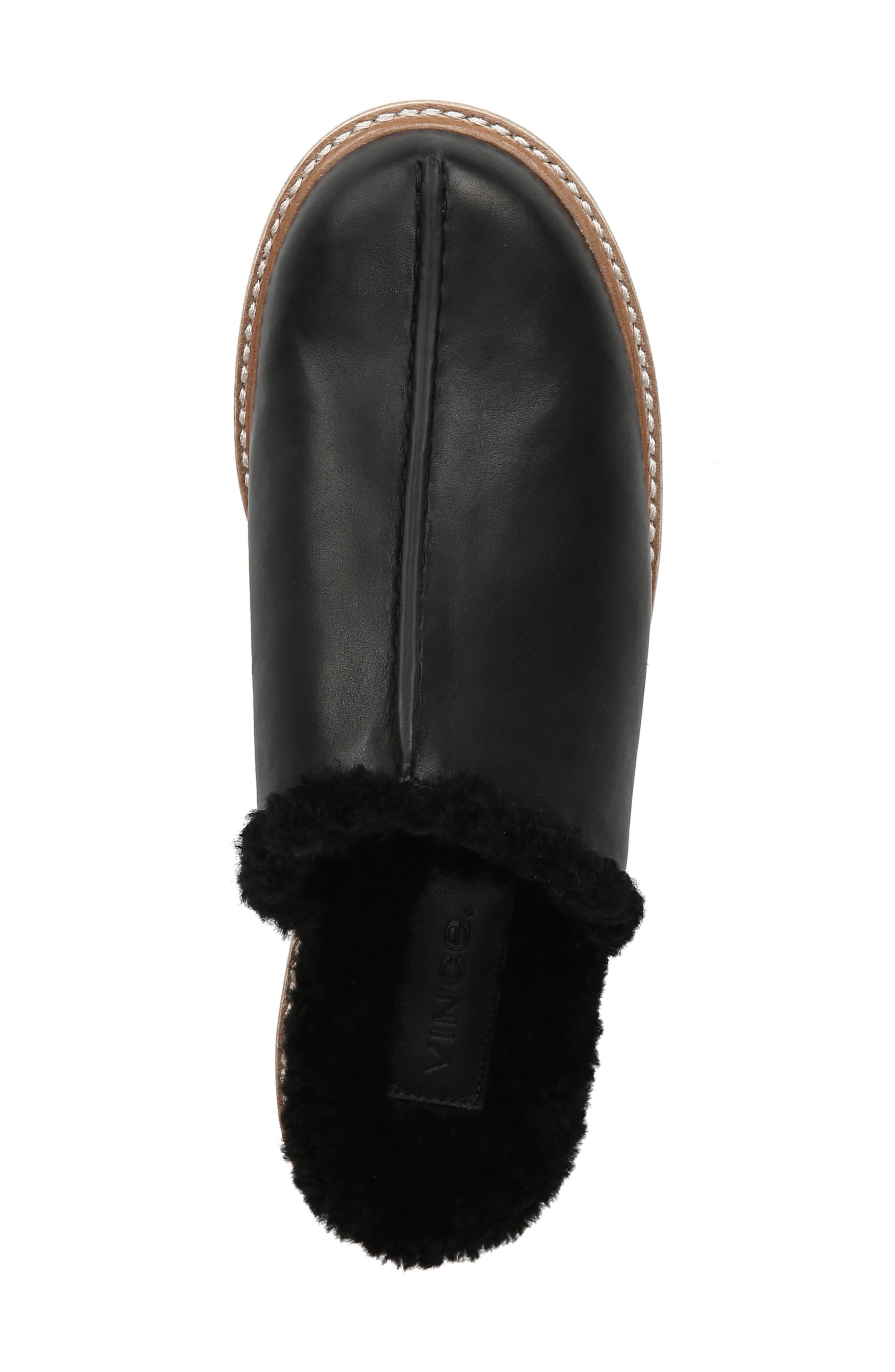Vince Adler Genuine Shearling Lined Platform Mule, Alternate, color, 