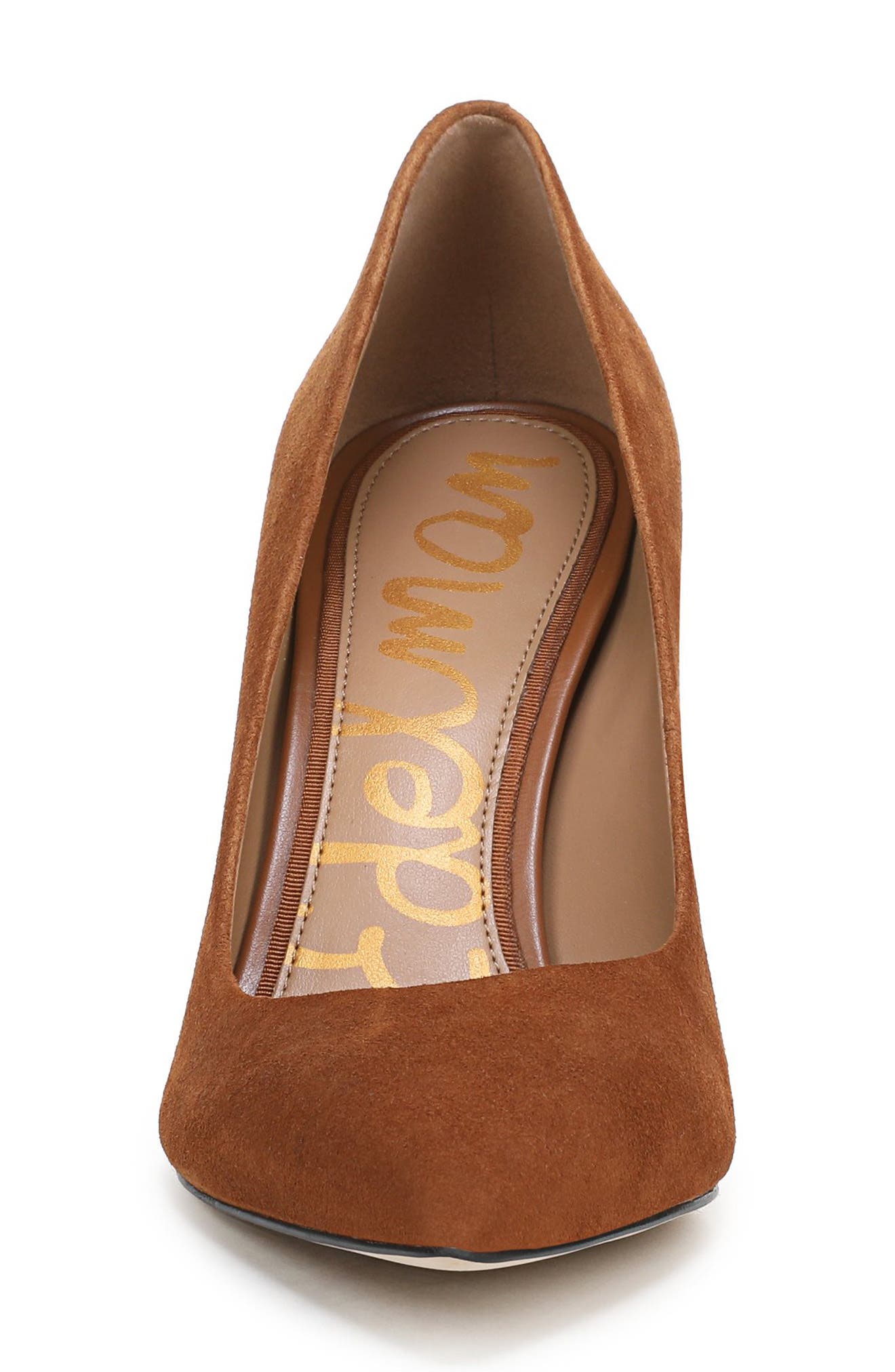 Sam Edelman Hazel Pointed Toe Pump, Alternate, color, Frontier Brown