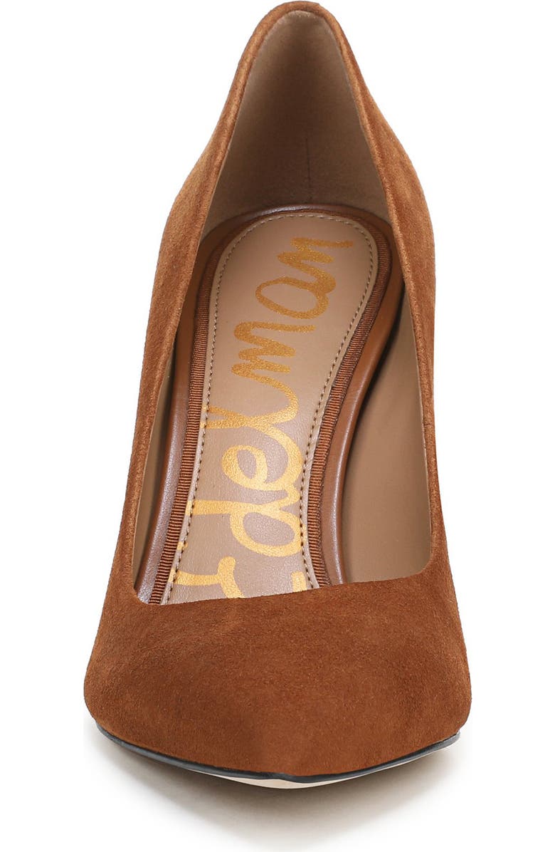 Sam Edelman Hazel Pointed Toe Pump, Alternate, color, Frontier Brown