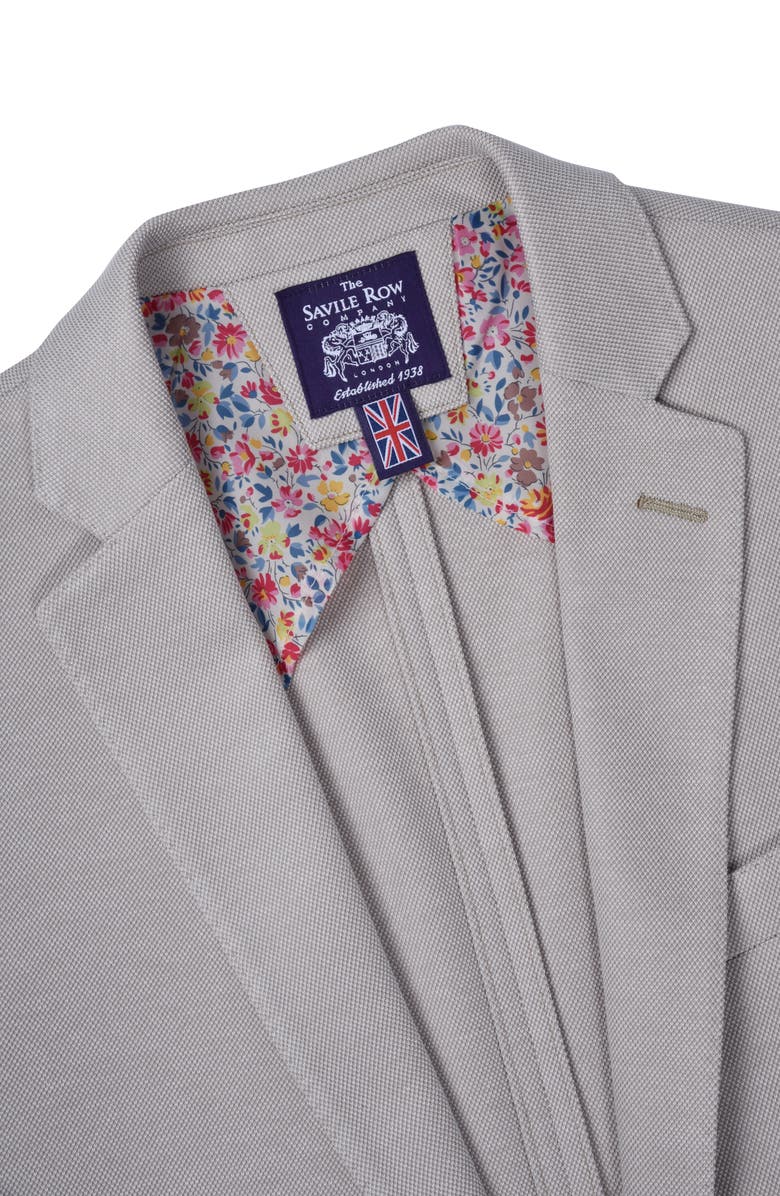 SAVILE ROW CO Notch Lapel Knit Blazer, Alternate, color, 