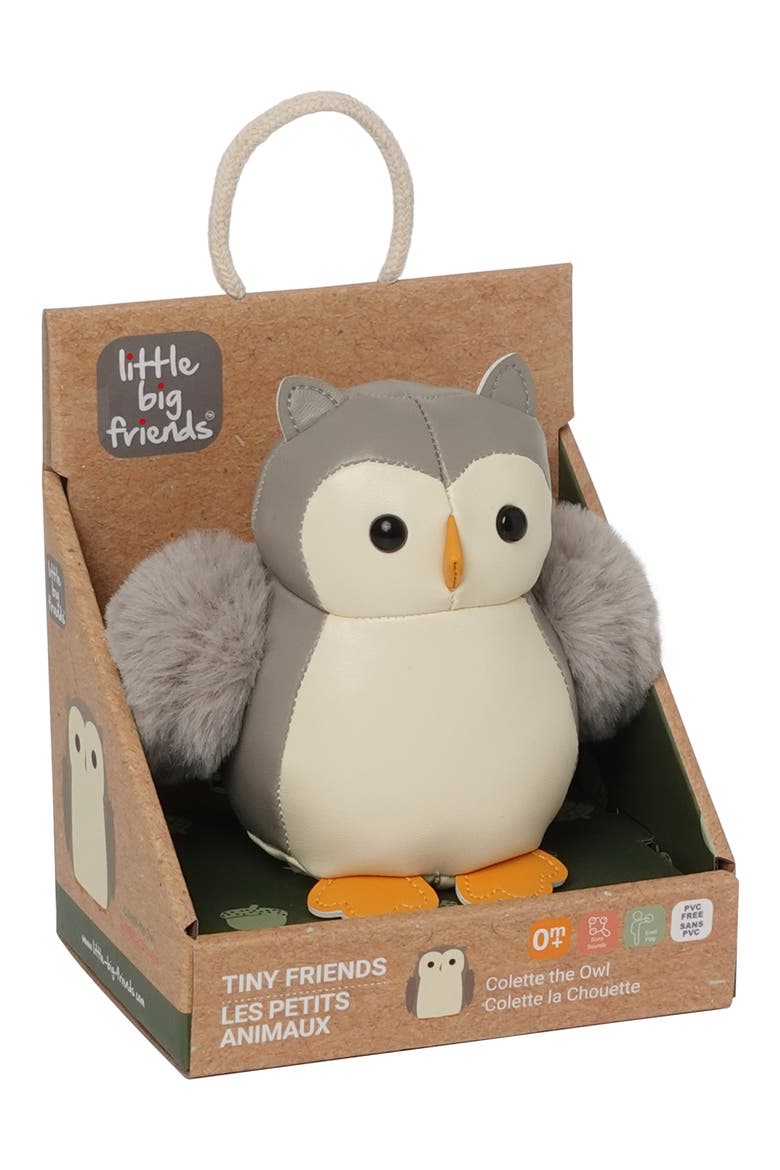 Tiny Friends Colette the Owl Plush, Alternate, color, BEIGE