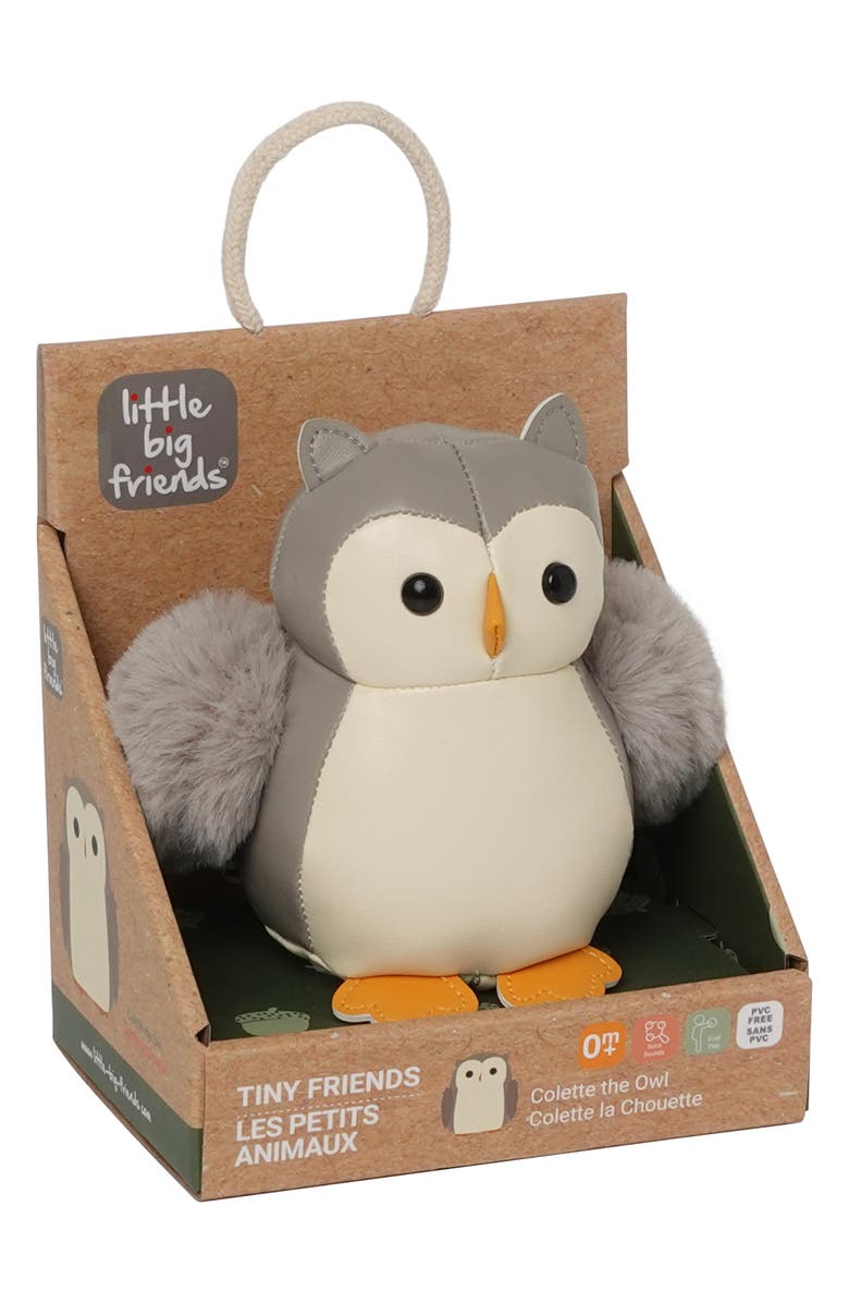 Little Big Friends Tiny Friends Colette the Owl Plush, Alternate, color, Beige