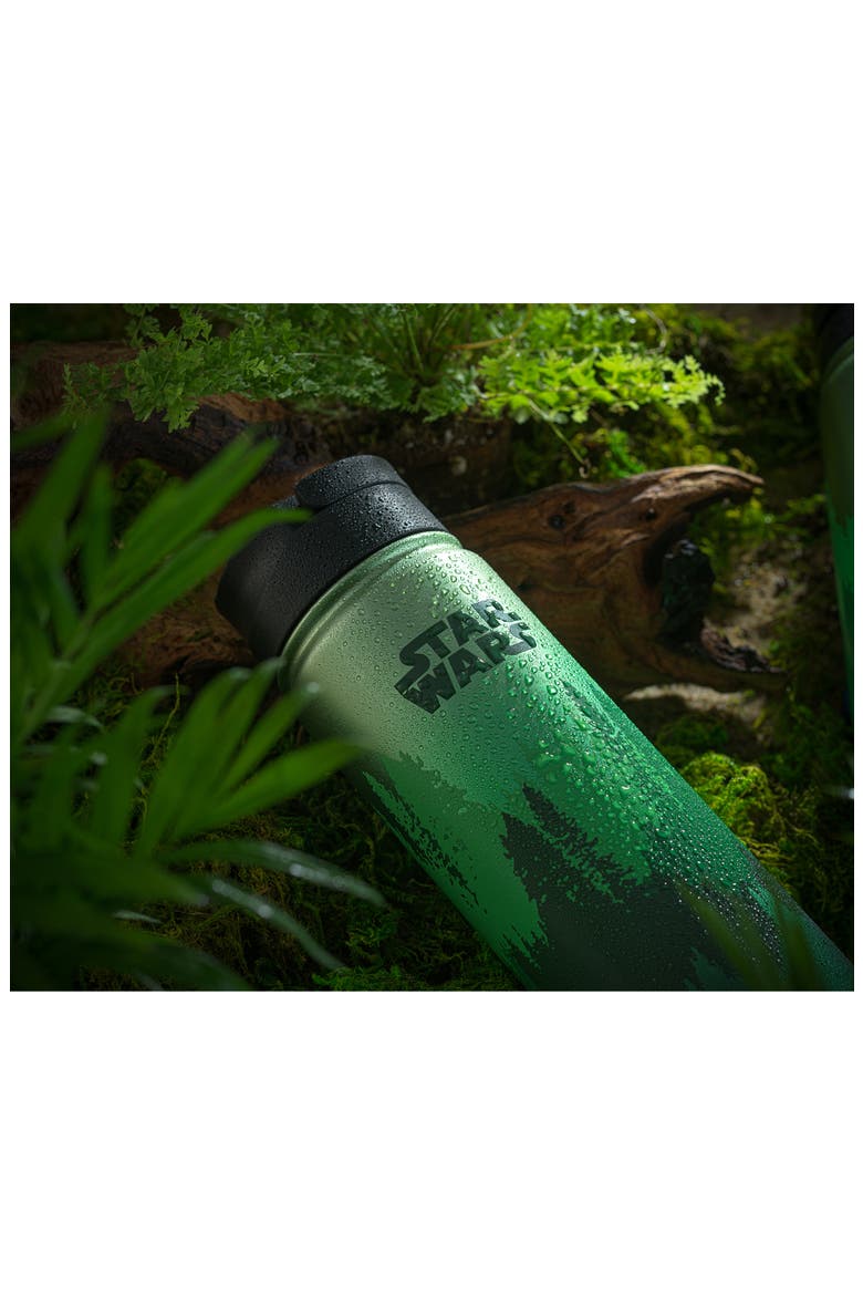 Star Wars Endor 22-Ounce Stainless Steel Water Bottle, Alternate, color, GREEN