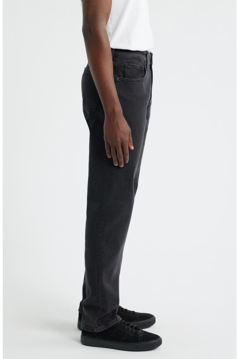 Straight Leg Jeans, Alternate, color, SHADOW BLACK