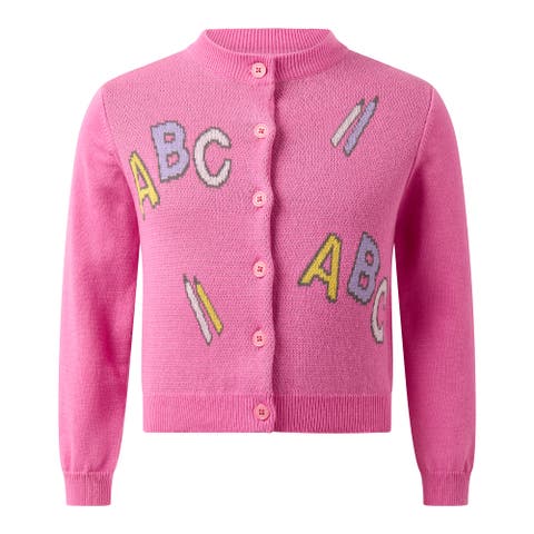 ABC Intarsia Cardigan