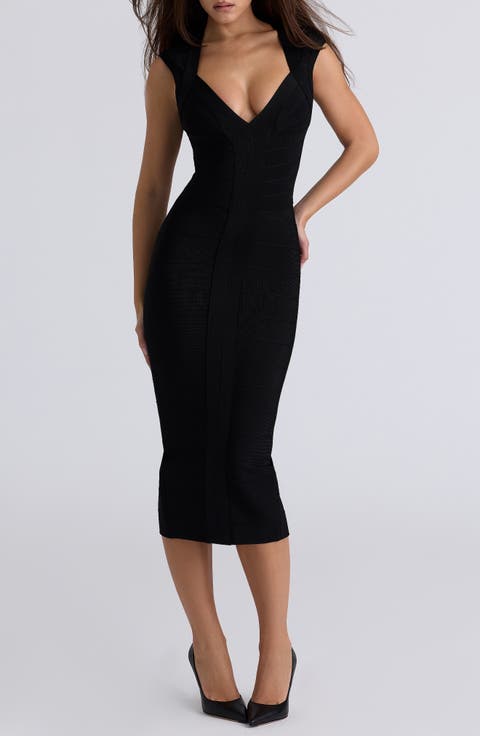 The Icon Bandage Midi Dress