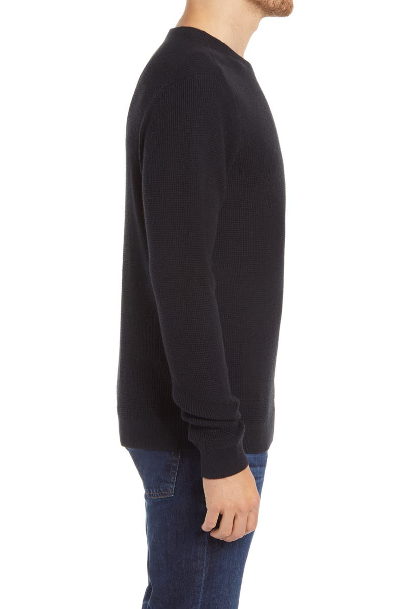 1901 Waffle Knit Crewneck Sweater, Alternate, color,