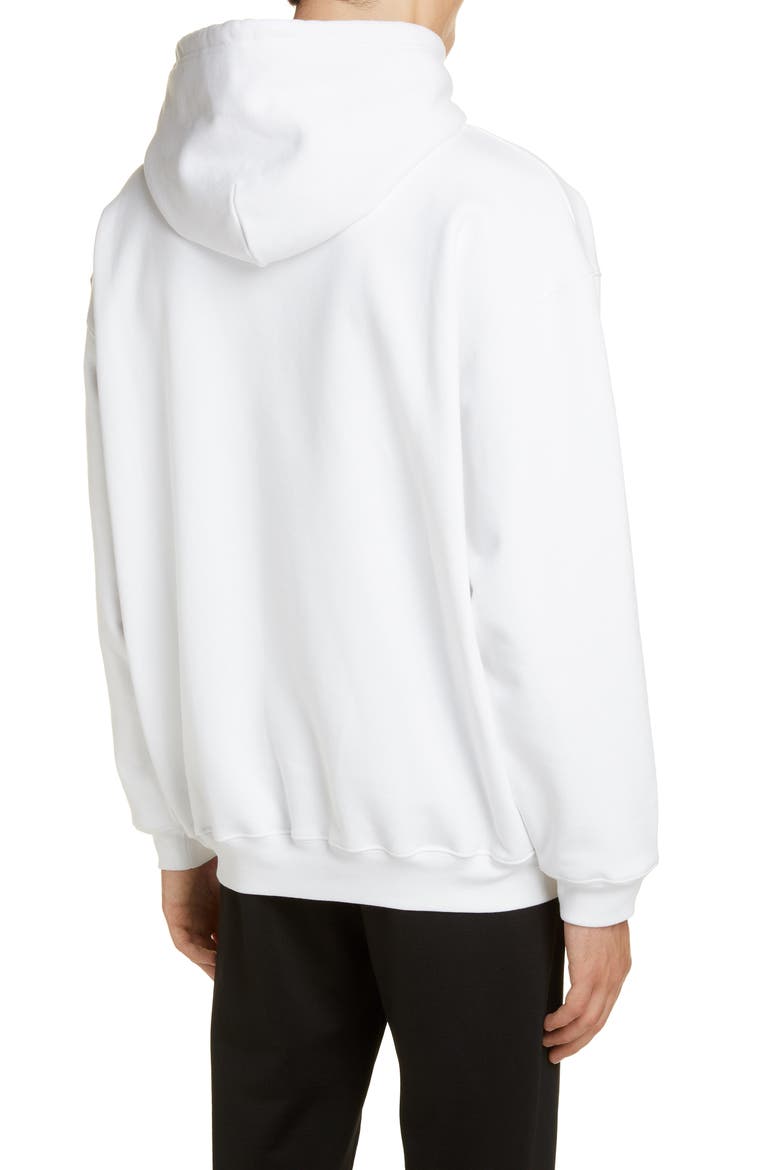 Symbolic Graphic Hoodie, Alternate, color, WHITE/ BLACK