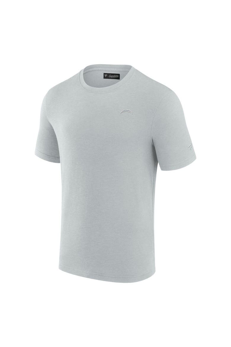 Men's Fanatics Signature Gray Los Angeles Chargers Modal Short Sleeve T-Shirt, Alternate, color, Gray