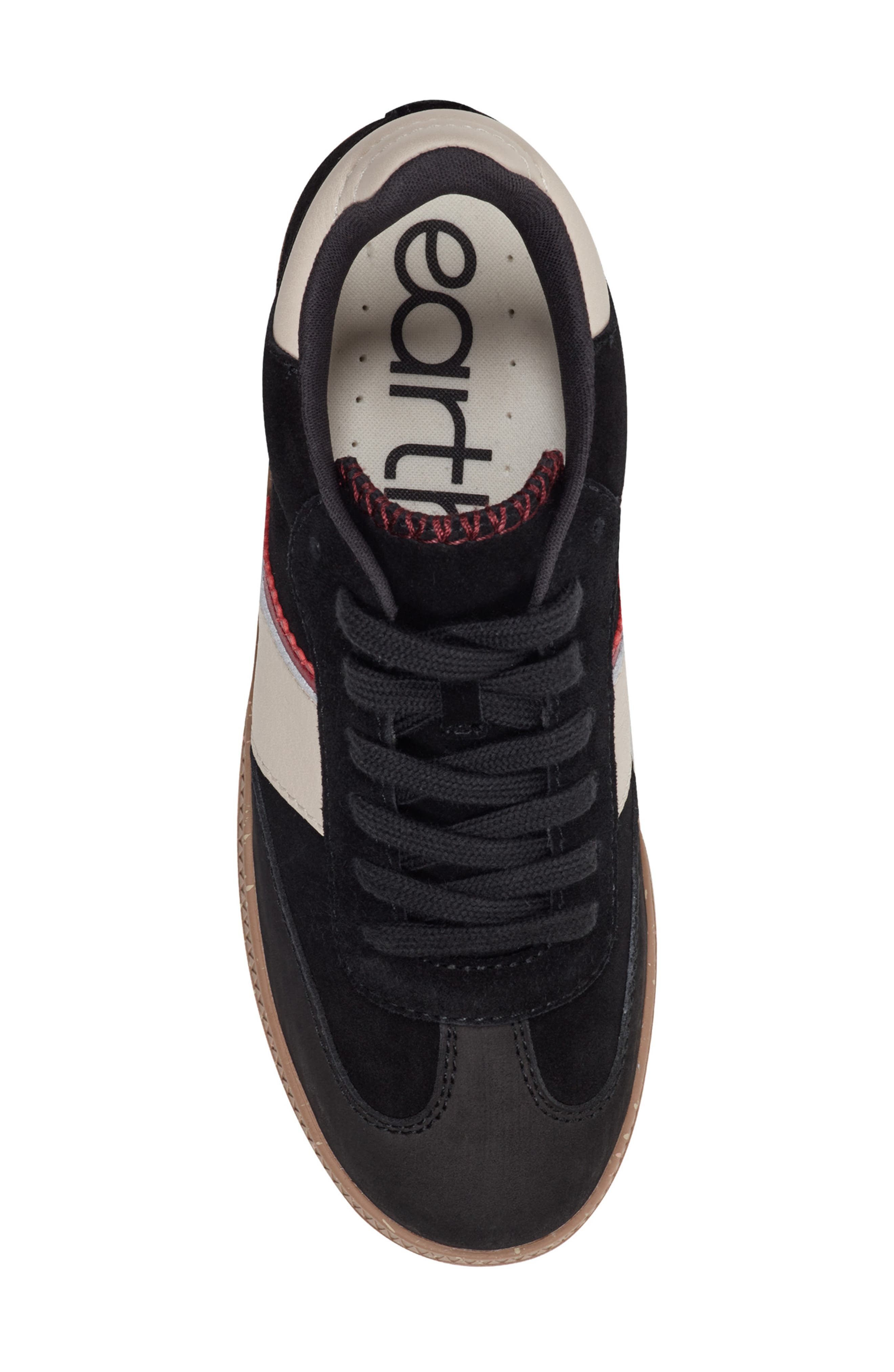 Earth<sup
®</sup
 Penny Leather Sneaker, Alternate, color, Black