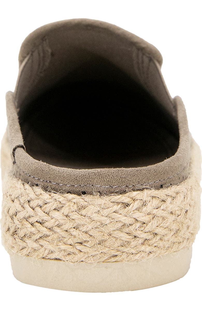 Esprit Neema Espadrille Mule, Alternate, color, Elephant Faux Suede