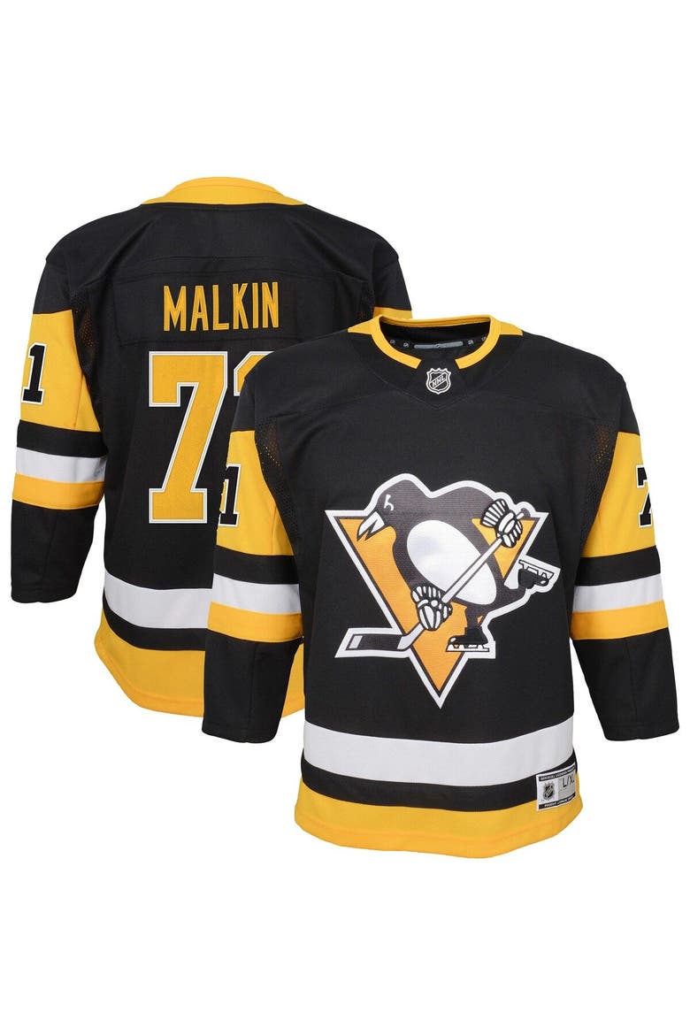 Youth Evgeni Malkin Black Pittsburgh Penguins Home Premier Player Jersey, Main, color, Black