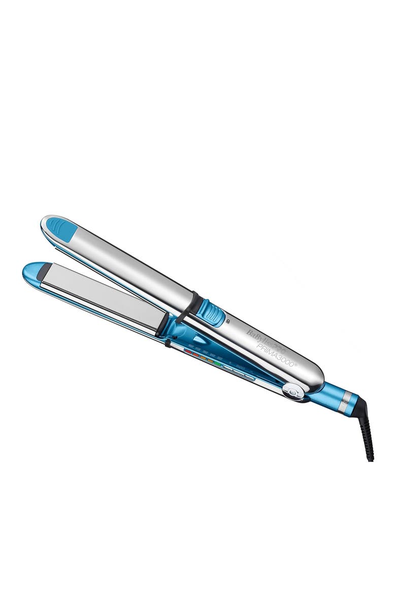BaBylissPRO Nano Titanium Prima3000<sup>®</sup> 1¼" Ionic Straightener, Main, color, Blue