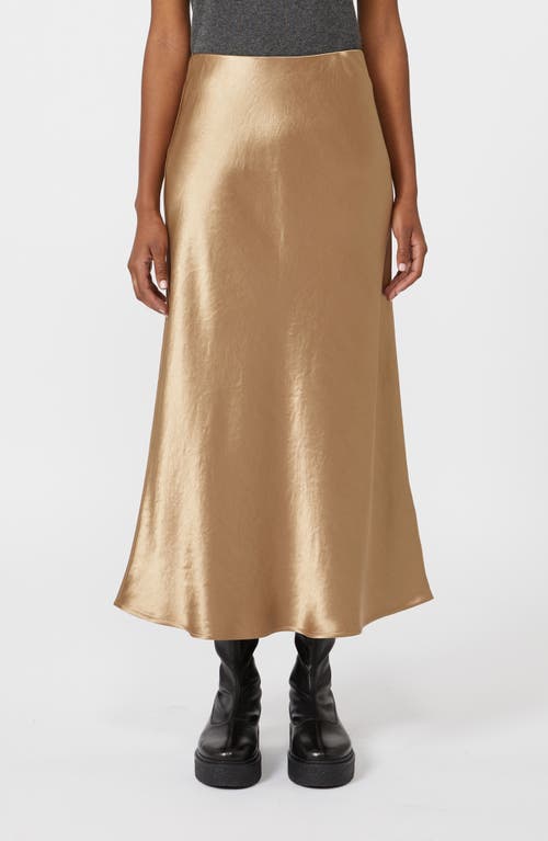 Mm By Max Mara Alessio Bias Cut Maxi Skirt In Brown