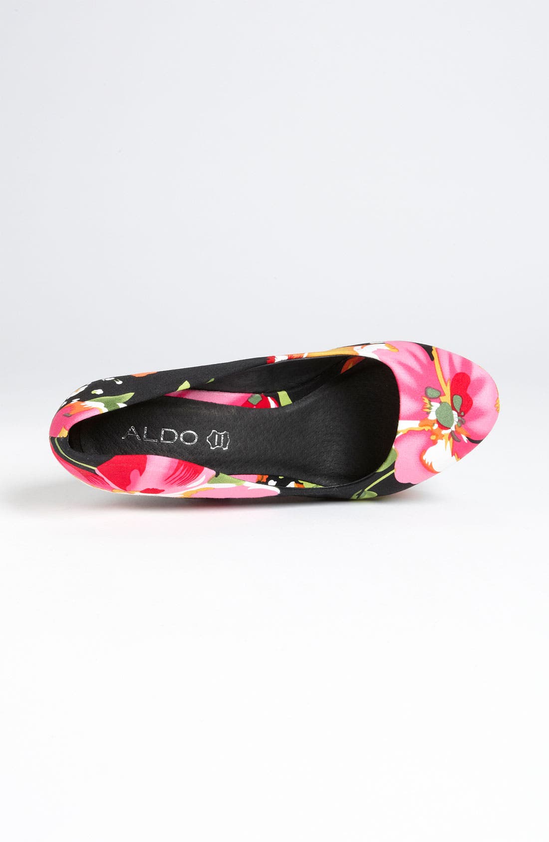 'Herena' Wedge Pump, Alternate, color, PINK FLORAL
