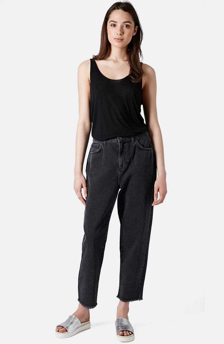 Topshop 'Premium Cash' Draped Tank, Alternate, color,