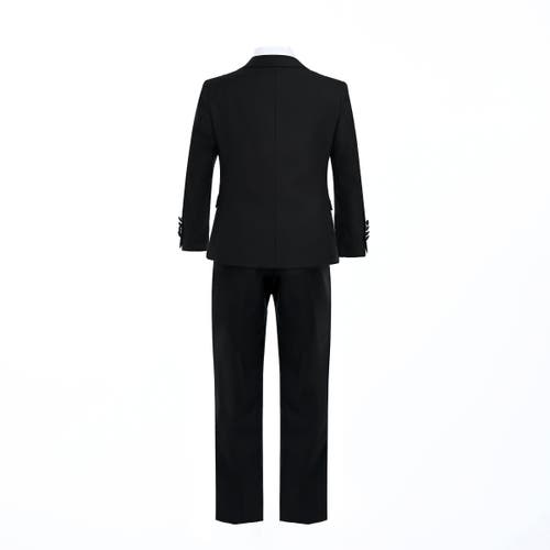 Moustache Shawl-lapels Suit In Black