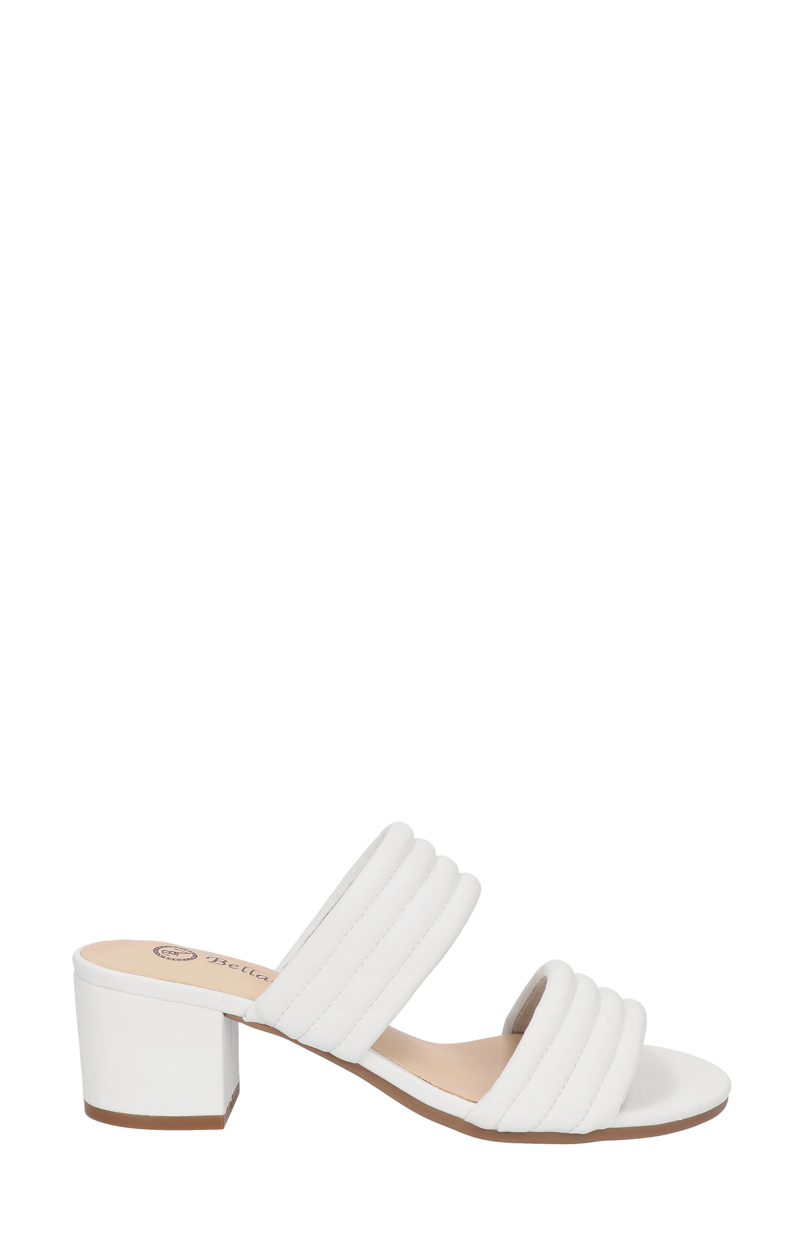 Bella Vita Georgette Slide Sandal, Alternate, color, White