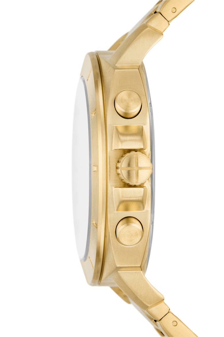 Privateer Bracelet Strap Chronograph Watch, 45mm, Alternate, color, GOLD